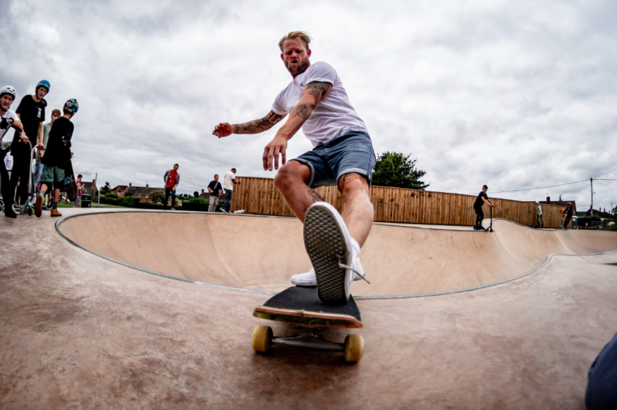 Action packed official opening of new East Devon skate park The